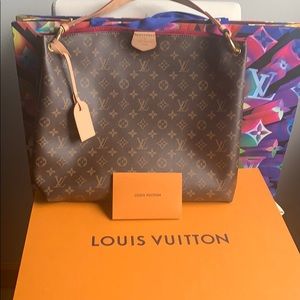 LV authentic hobo bag
